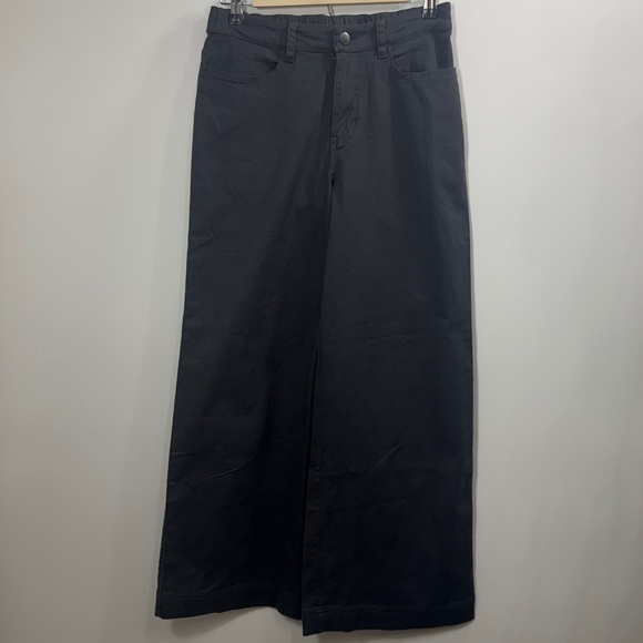 Pact Pants - Pact Women’s Charcoal Gray Wide leg organic cotton pants size small